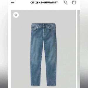 Citizens of Humanity The London Tapered  Slim Perform Jean Denim Waist 29 mens
